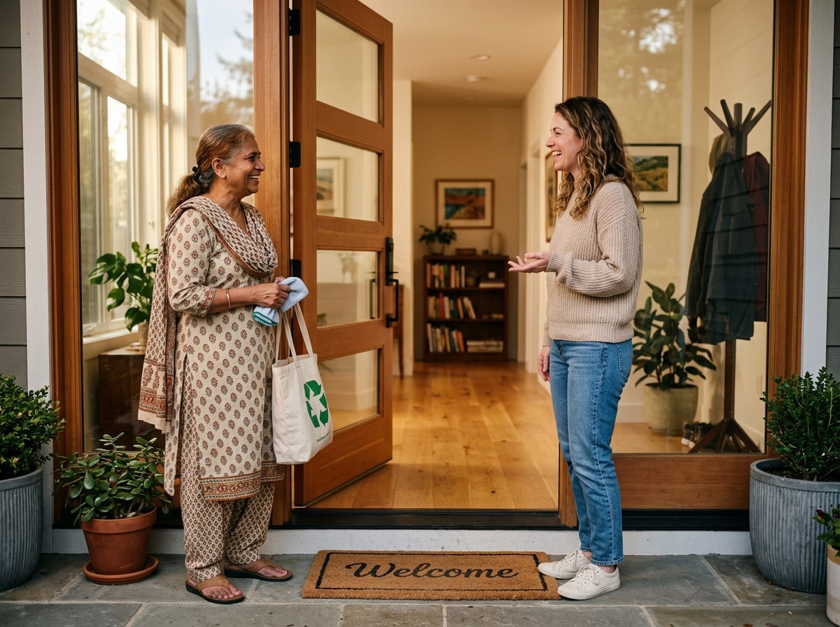 Warm and natural interaction between customer and trusted RENZA helper